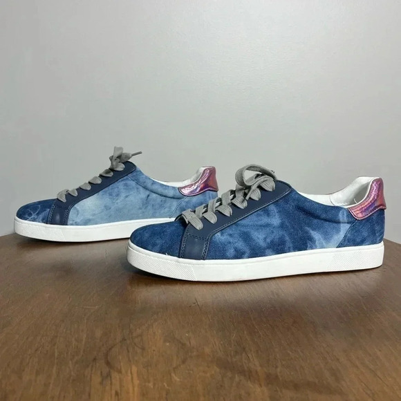 Women's Circus by Sam Edelman Devin Court Sneaker Denim Blue Size 9.5M - Picture 1 of 5